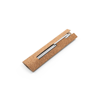 ALEXA. Ballpoint pen with stainless steel body (53 rSS) and clip